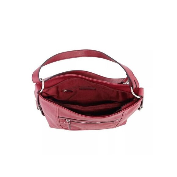 INC INT. CONCEPTS Riverton faux-leather medium women's hobo shoulder bag -Red - Picture 10 of 10